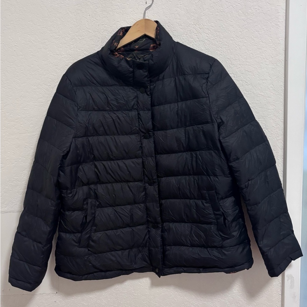 Pendleton reversible Aztec black down puffer jack… - image 7